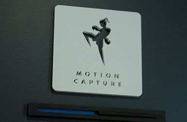 "MOTION CAPTURE" sign